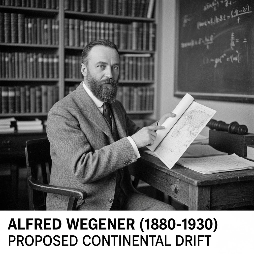 Portrait of Alfred Wegener.